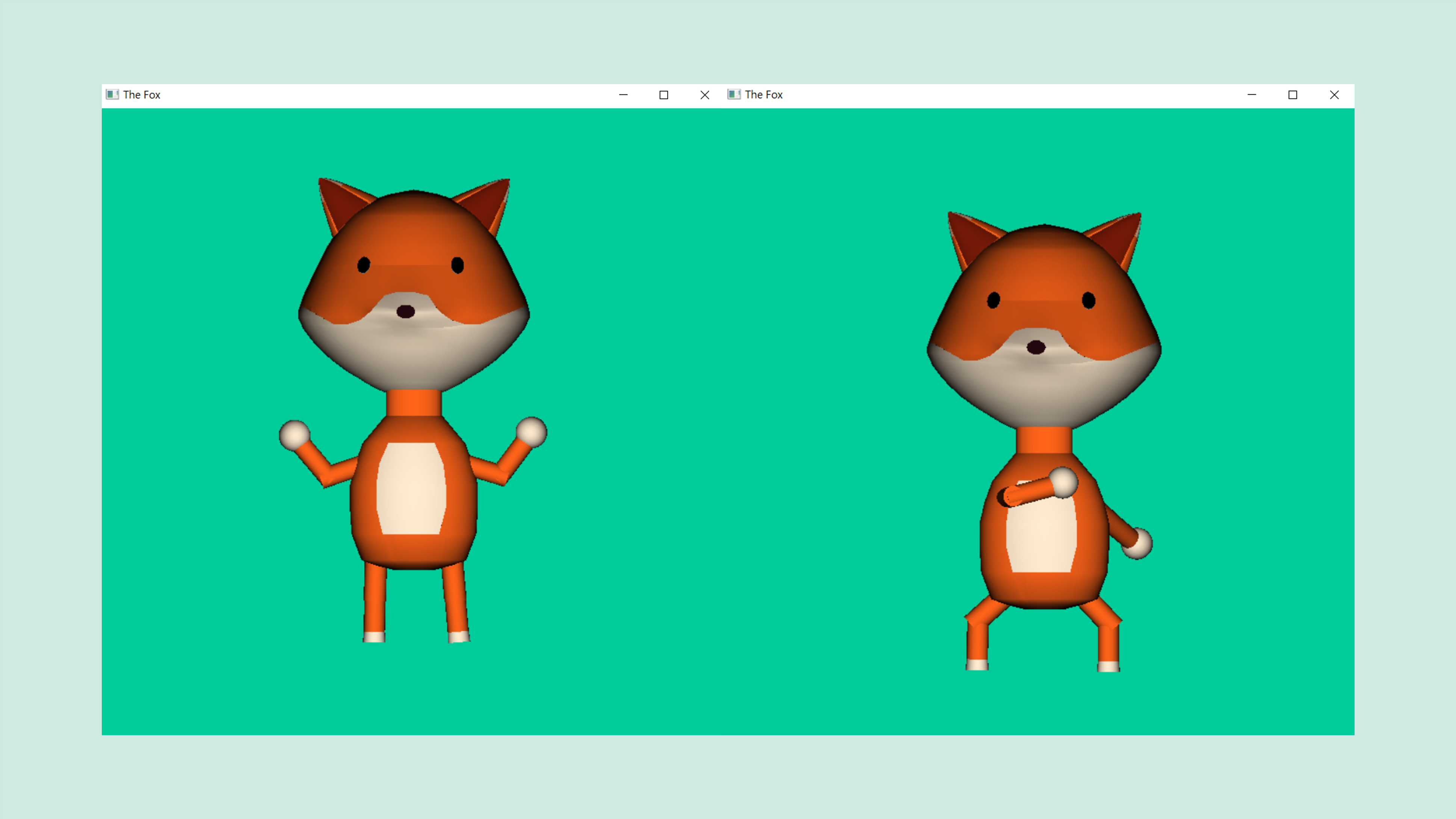 電腦圖學-The Fox